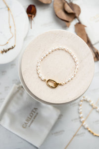 Pulsera de perlas de agua dulce